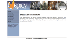 Desktop Screenshot of ospreycorporation.com